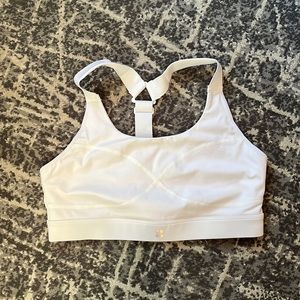 Sweaty Betty Power Medium Support White Sports Bra; EUC; Size 8